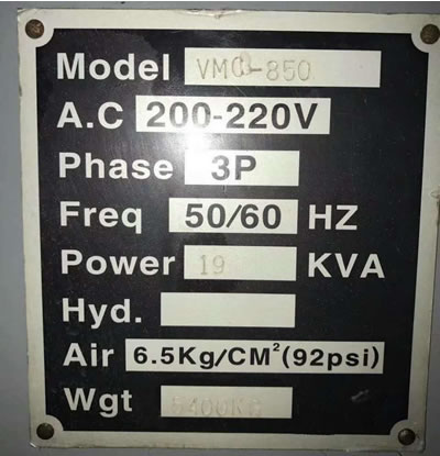 ������ʽ�ӹ����� �_(t��i)���f(xi��)��VMC-850��ʽ�ӹ�����